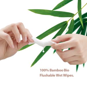 toalhetes húmidos de bambu