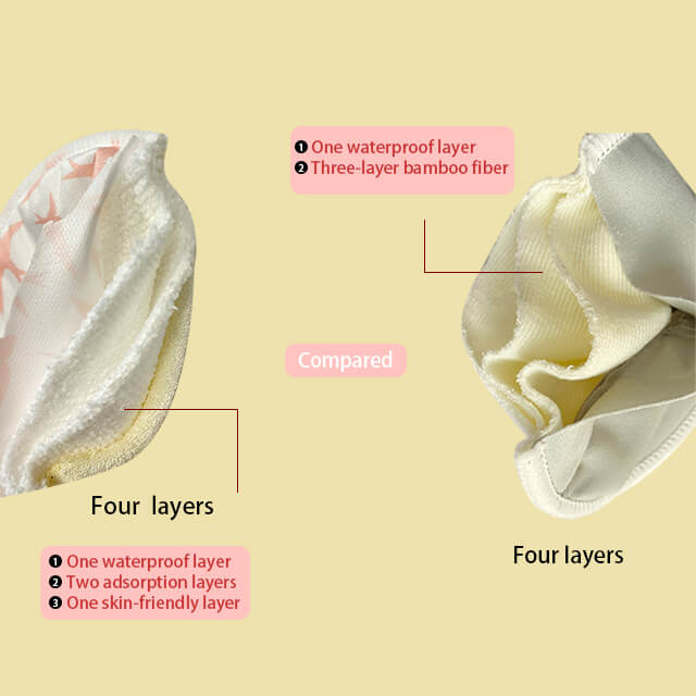 bamboo reusable breastfeeding pads