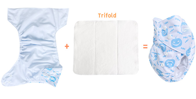 How to use "Washable Trifold Hemp Cotton Insert"