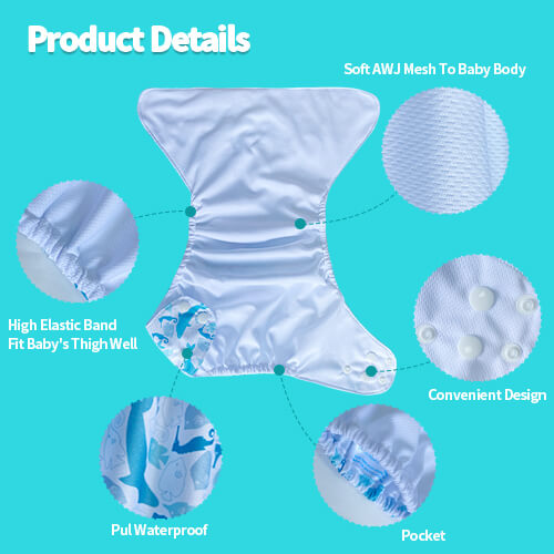 waterproof washable baby swimming diapers