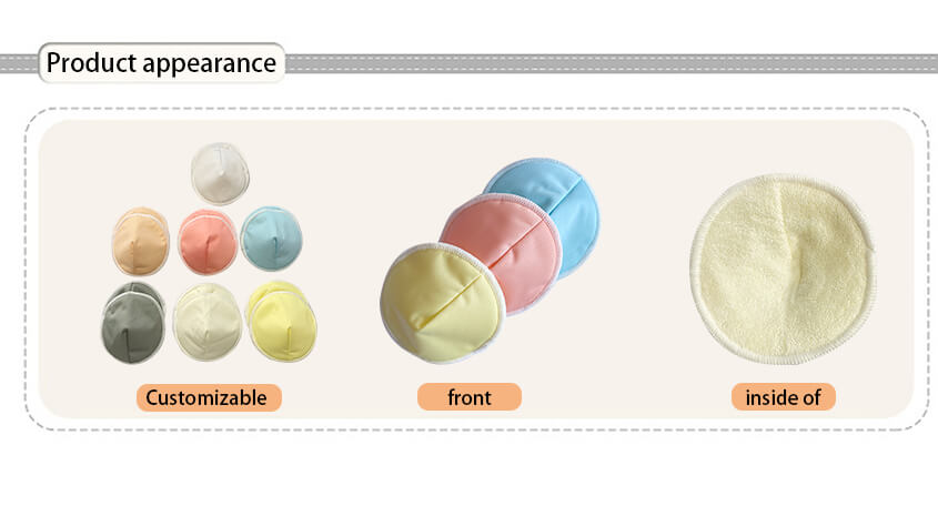 coussinets d'allaitement lavables