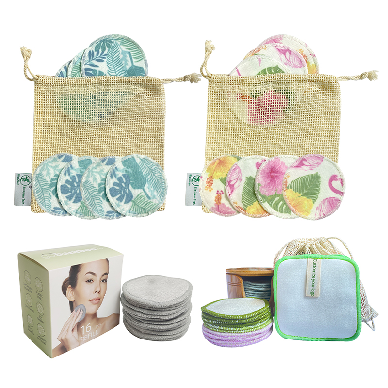 Organic soft genetle OEKO test make up beauty pad. make up remove pad.