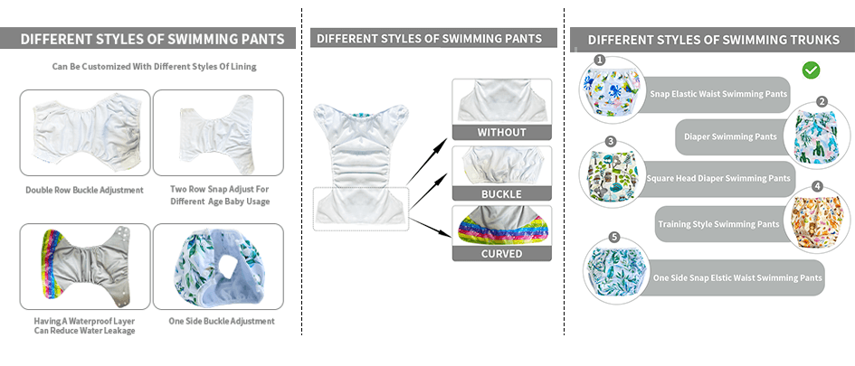 waterproof washable baby swimming diapers