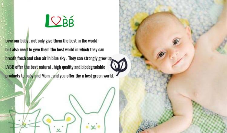 Bambus-Wegwerf-Babywindel