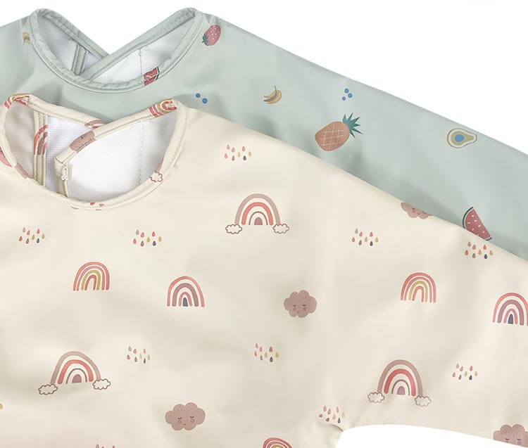 baby bibs long sleeve waterproof