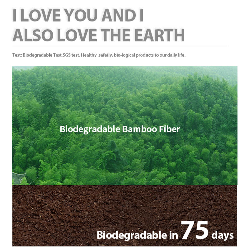 toalhetes naturais de bambu