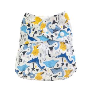 couche lavable réutilisable en bambou pour bébé