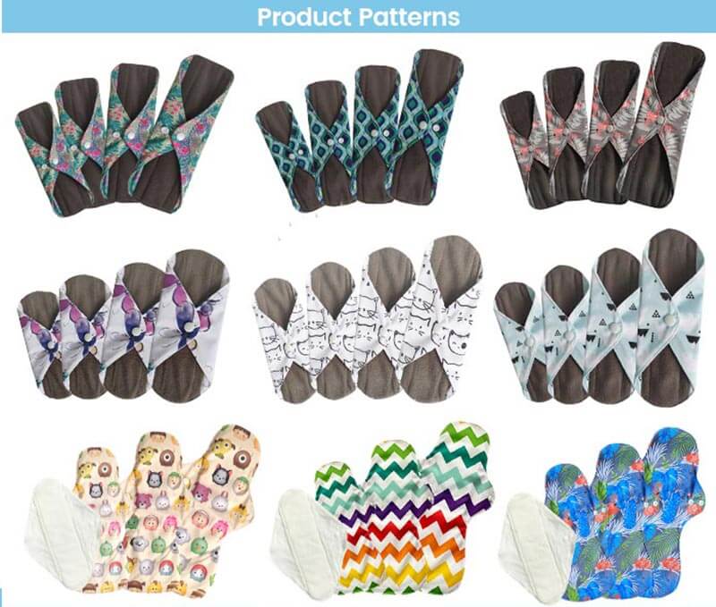 serviettes hygiéniques en coton
